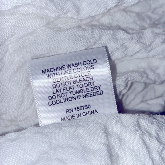 Jane & Delancey white sleeveless top size small oversized new with tags - Picture 5 of 6